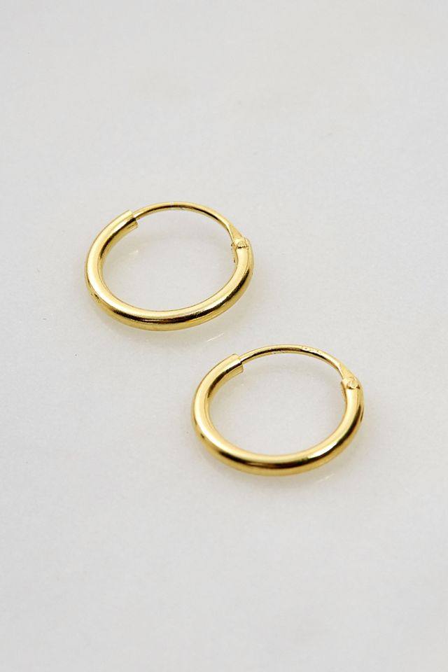 Sterling Silver Mini Hoop Earrings #1