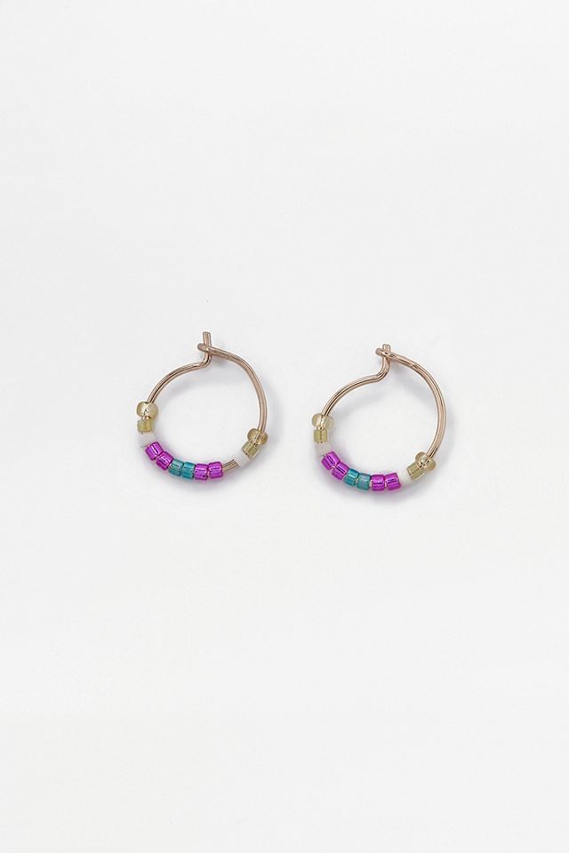 All Summer Long Beaded Hoops All Summer Long Beaded Hoops