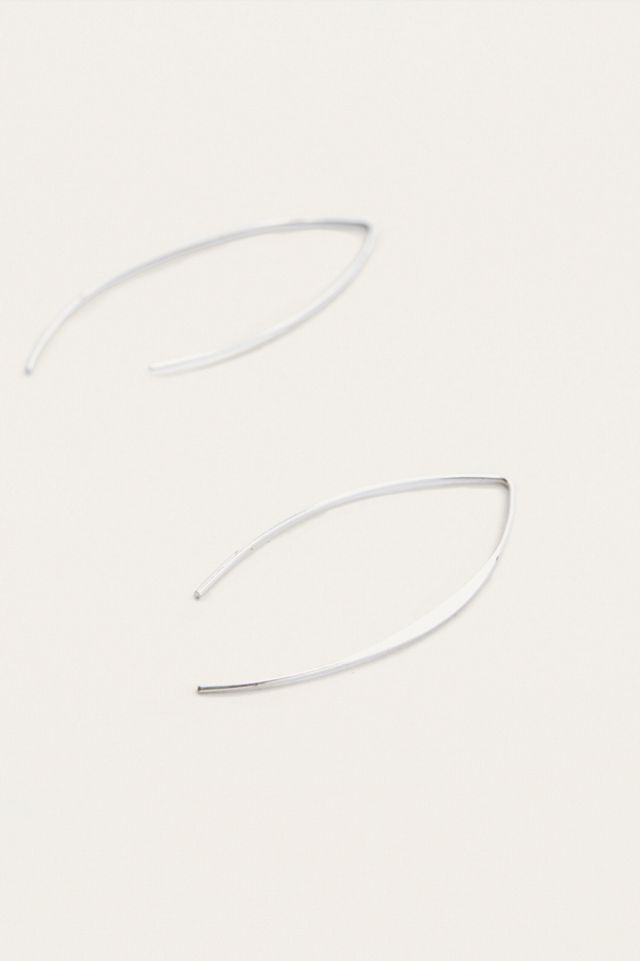 Geometric Clean Thread-Through Earrings #1
