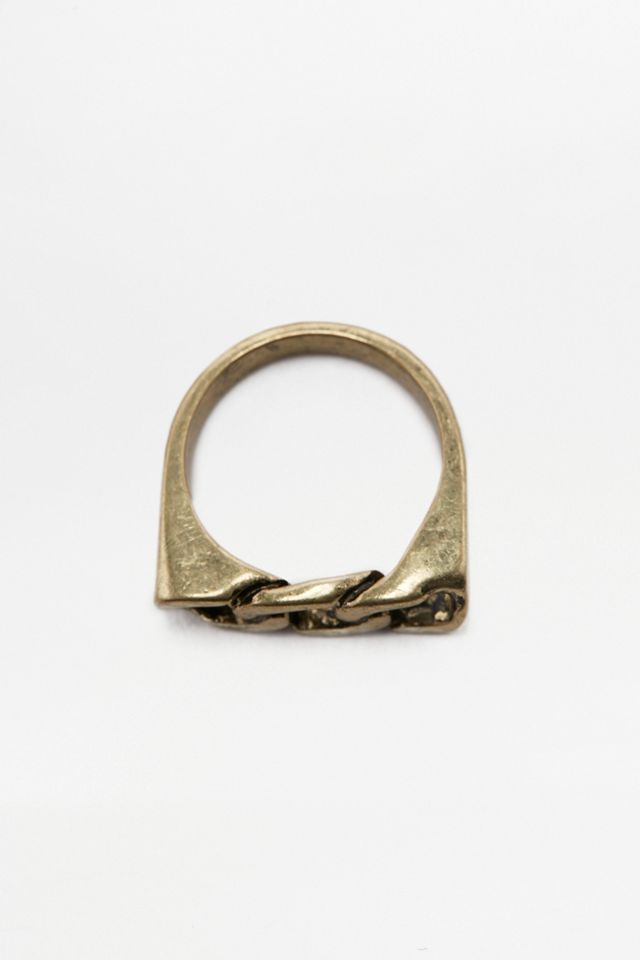 Ring mit rechteckigem Gliederkettendesign #2