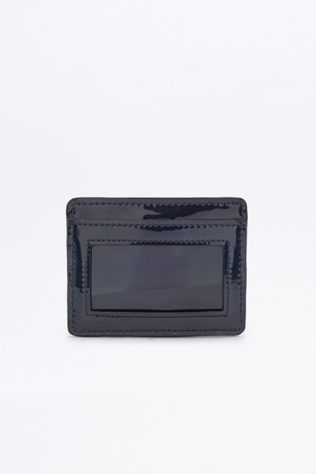 Porte-cartes verni bleu #1