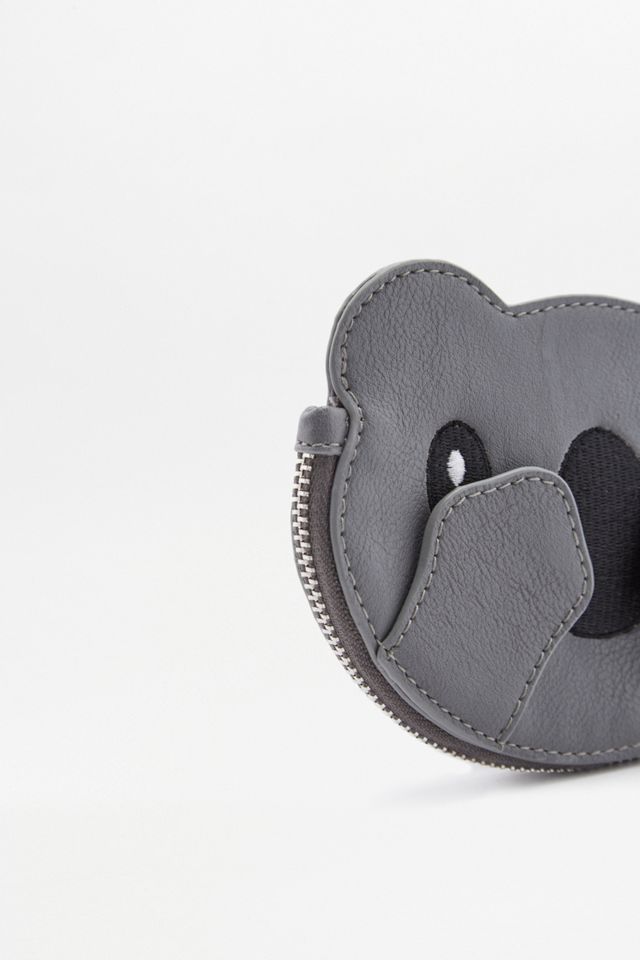 Hiding Grey Koala Purse #3