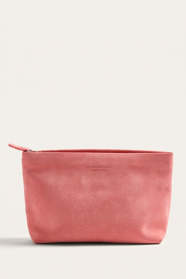 Vagabond x UO Marbella Bubble Gum Suede Pouch #2