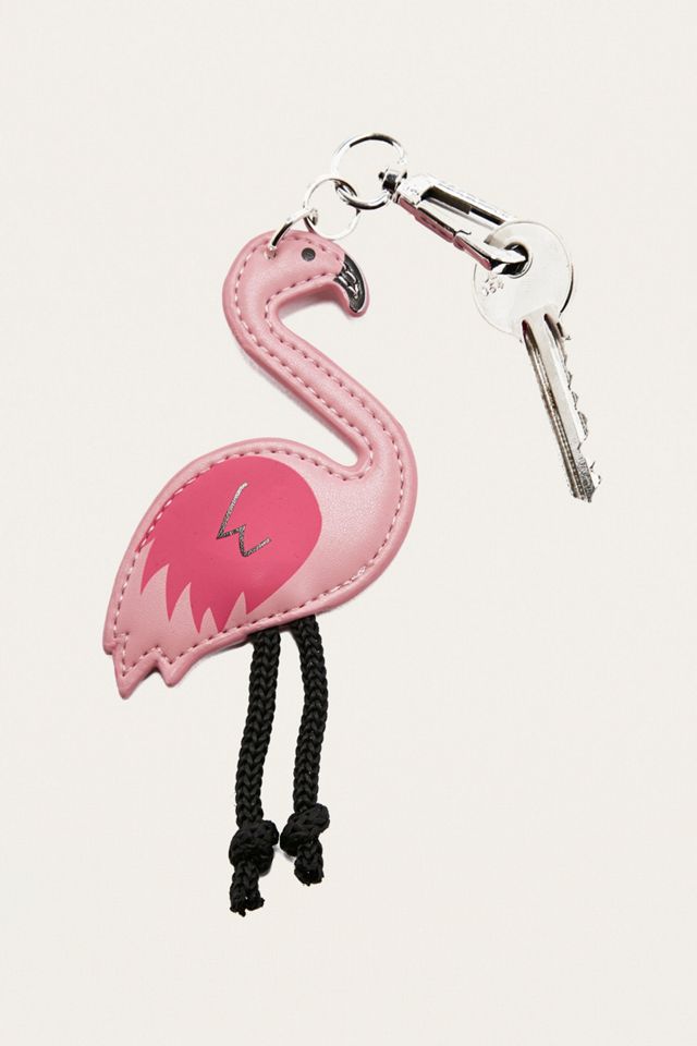 Skinnydip Plushie Flamingo Keyring #1
