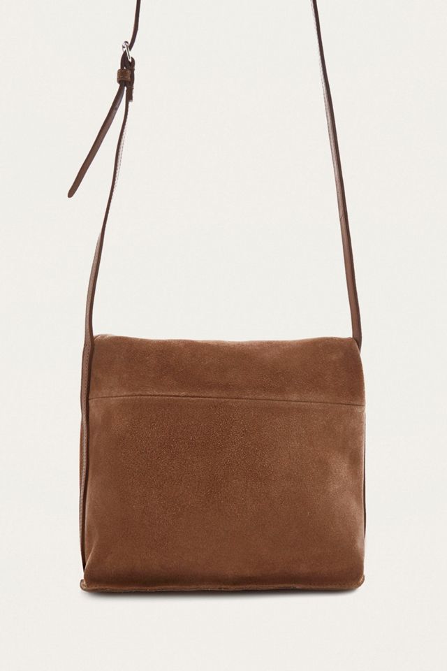 Tan Suede Messenger Bag #3