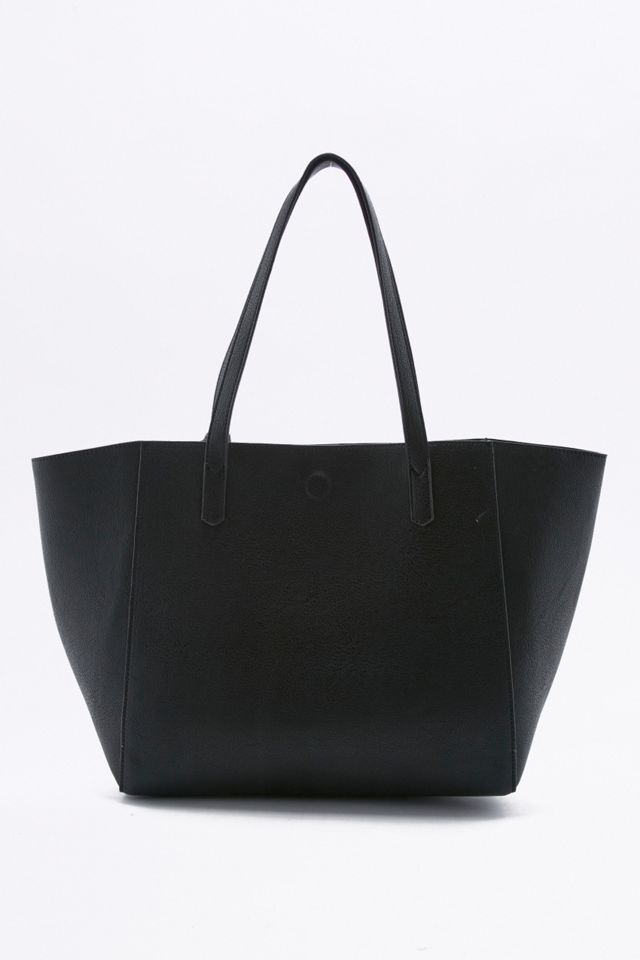 Large Black Folded Tote Bag #3