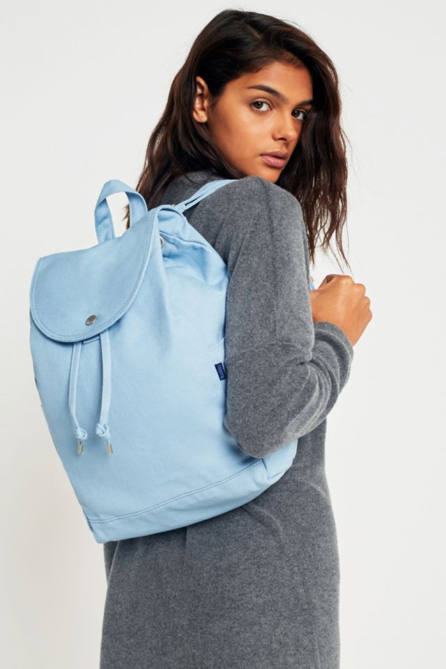 BAGGU Drawstring Blue Backpack #1
