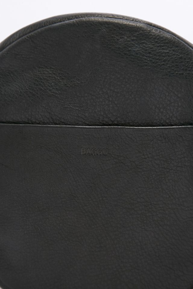 baggu black leather