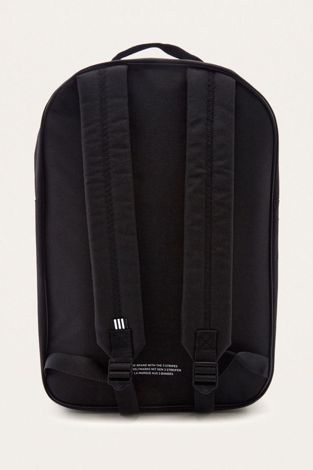 adidas Originals – Klassischer Rucksack in Schwarz mit Dreiblattlogo #4