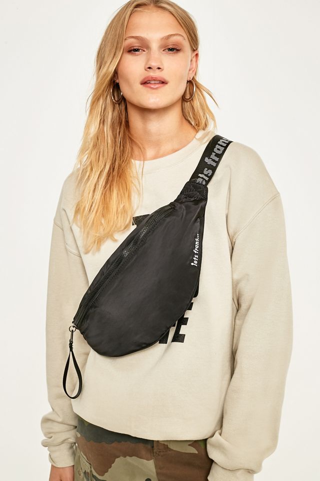 iets frans… Black Nylon Bum Bag #4