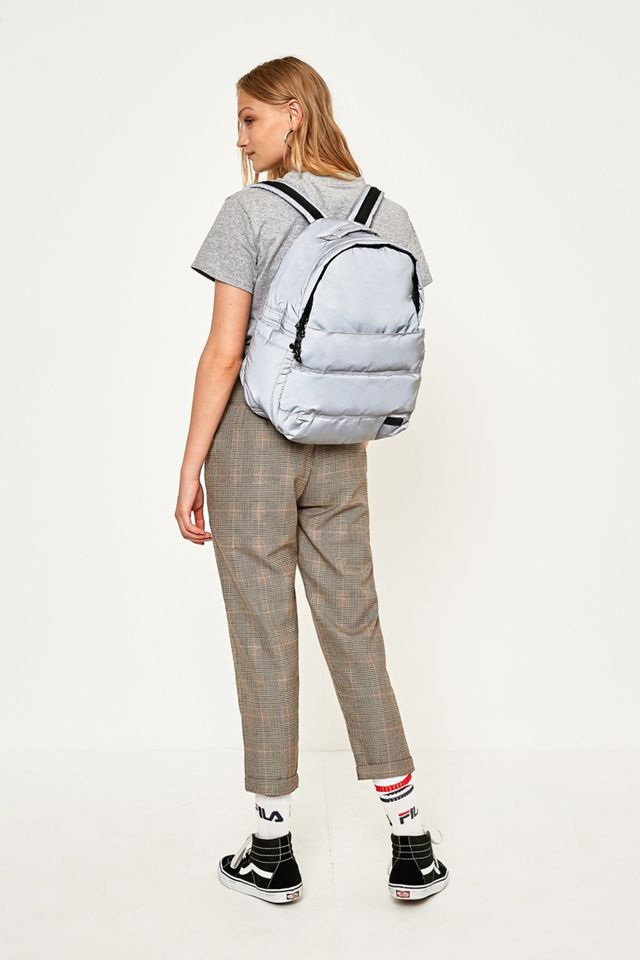 BDG Silver Quilted Puffer Zaino Urban Outfitters IT