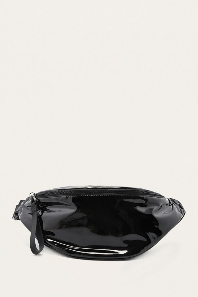 iets frans…Black Vinyl Bum Bag #1