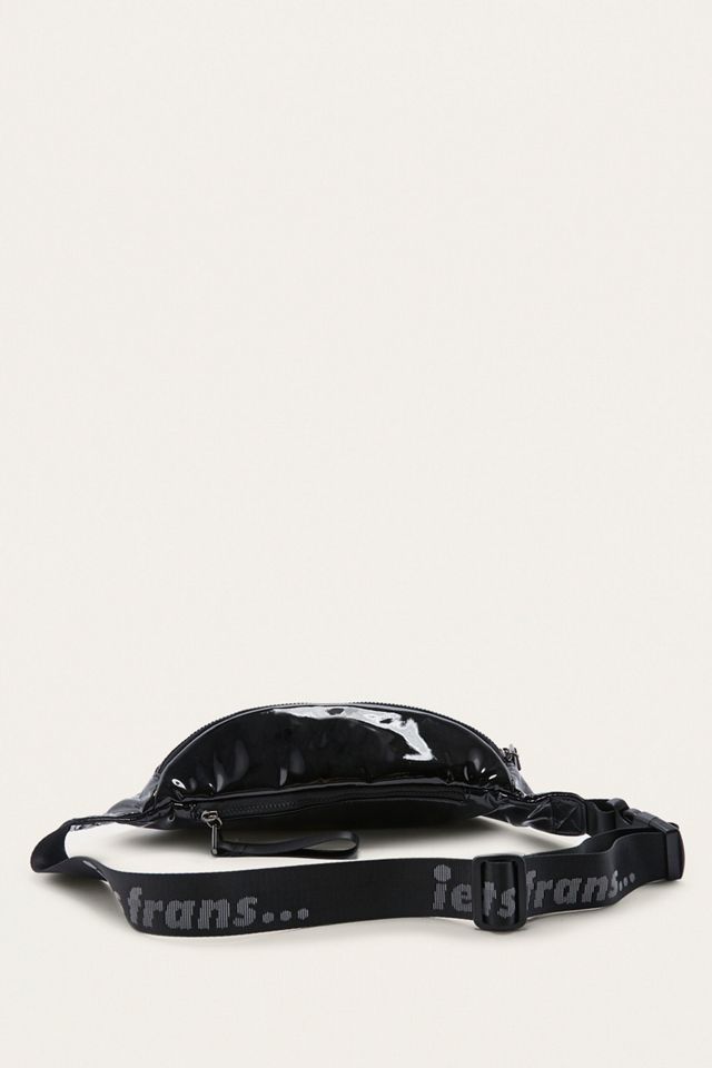 iets frans…Black Vinyl Bum Bag #4