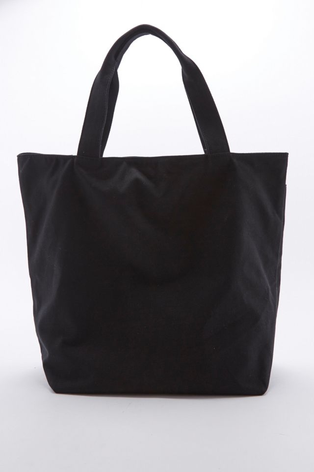 Sac fourre-tout oversize en toile noire #3