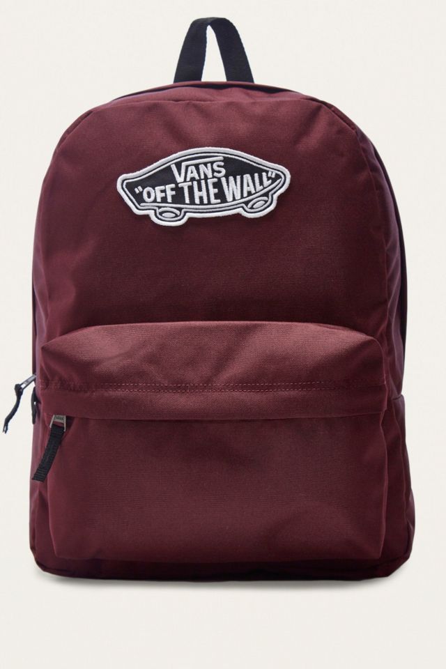 Maroon cheap backpack vans