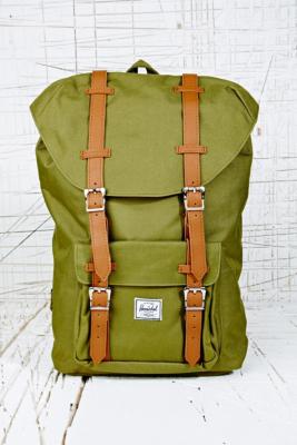 Herschel fashion little america olive green