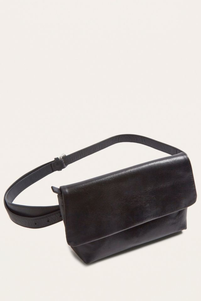 Vagabond Copenhagen Black Leather Bum Bag | Urban Outfitters UK