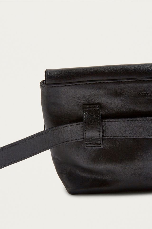 Vagabond Copenhagen Black Leather Bum Bag #5