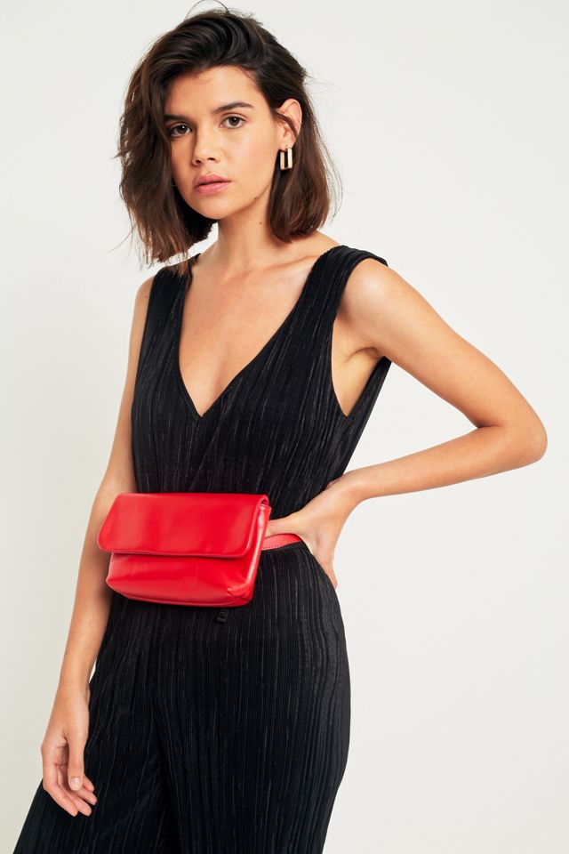 Vagabond Copenhagen Red Leather Bum Bag #1