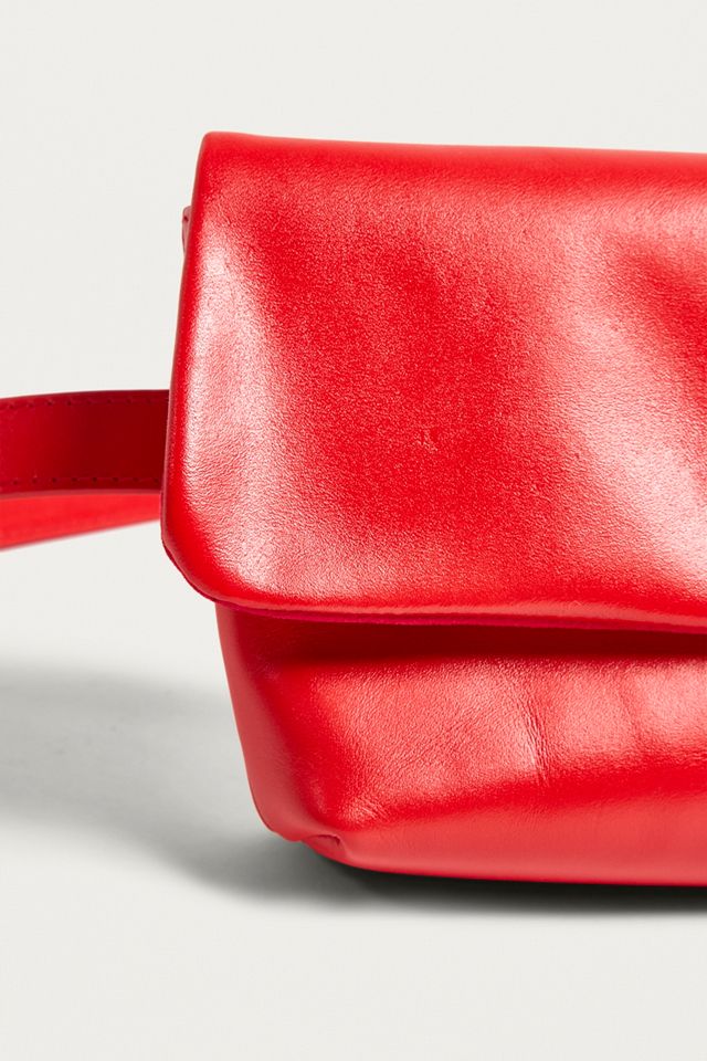 Vagabond Copenhagen Red Leather Bum Bag #2