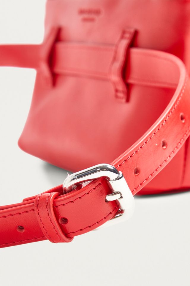 Vagabond Copenhagen Red Leather Bum Bag #3