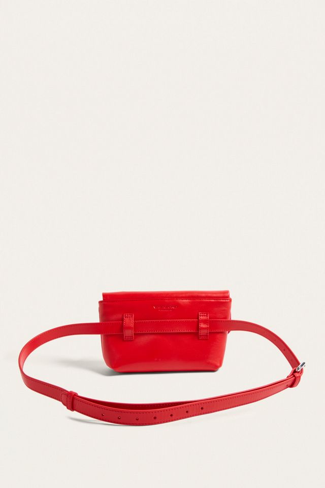 Vagabond Copenhagen Red Leather Bum Bag #4