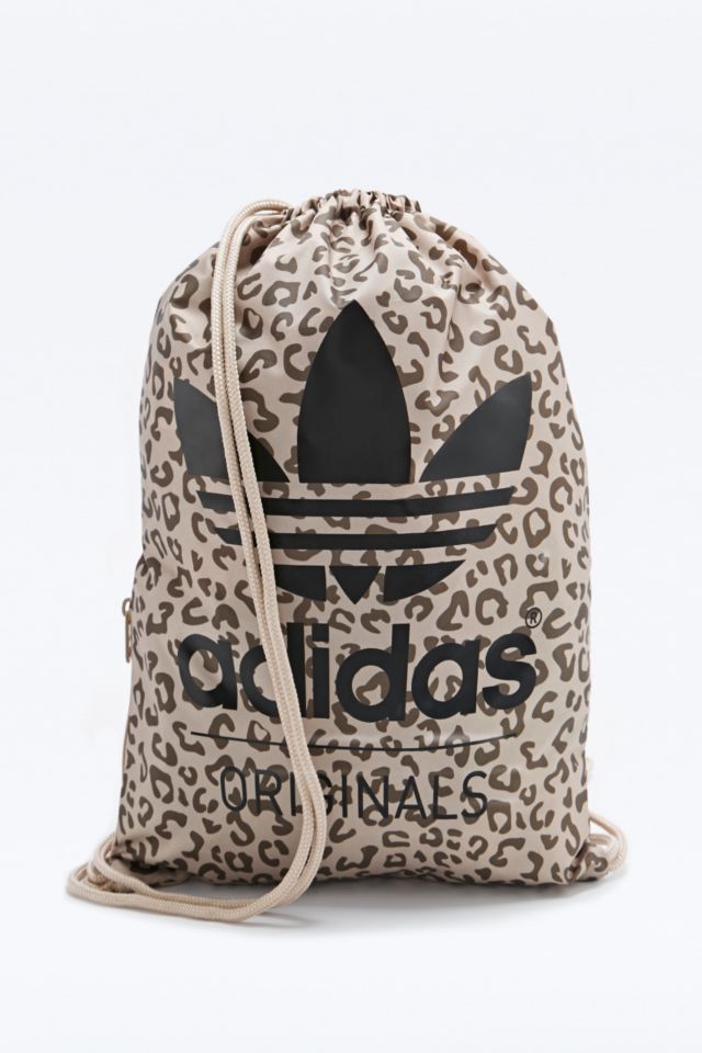 adidas Leopard Gym Sack Urban Outfitters UK