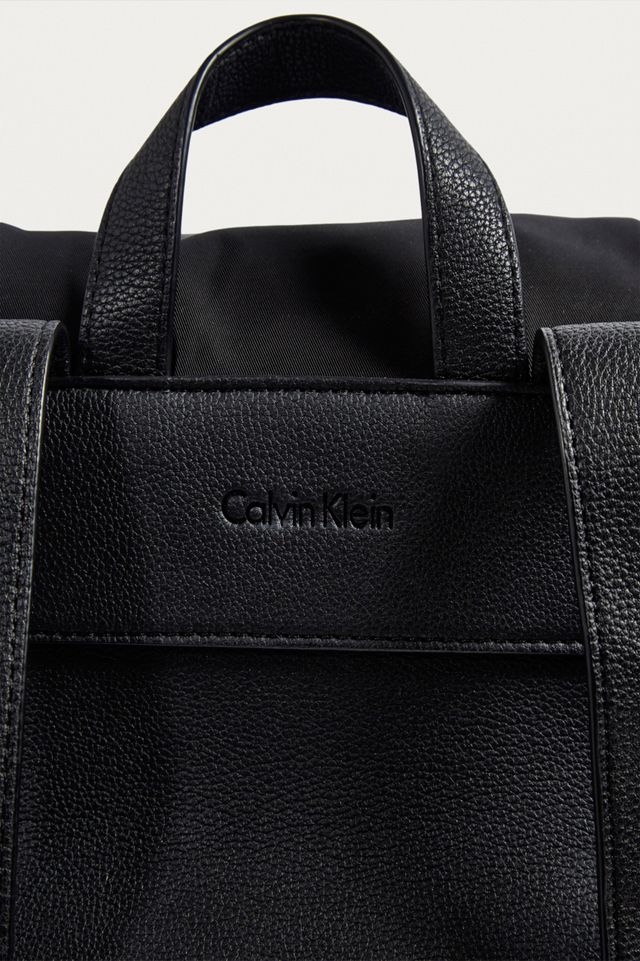 Calvin Klein Edith Black Nylon Backpack | Urban Outfitters UK