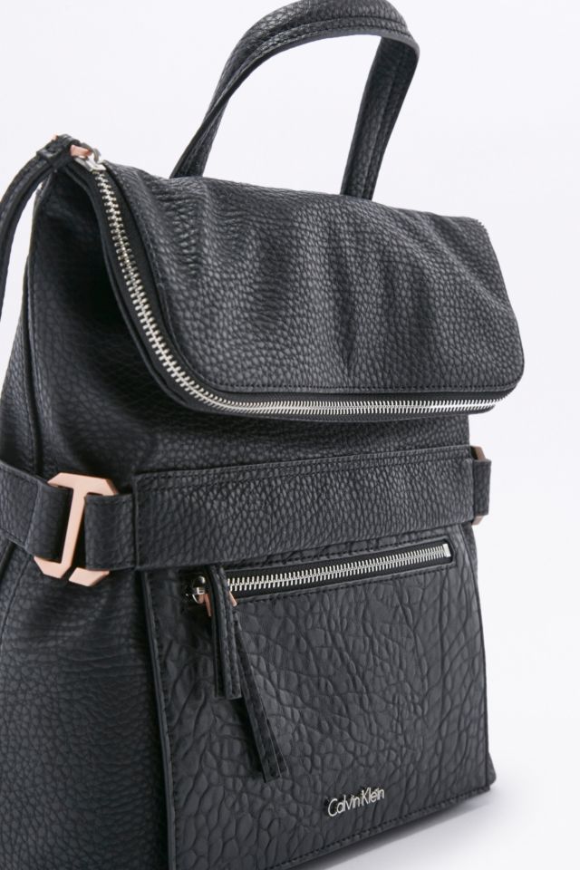 Eerbetoon bijl Reageer Calvin Klein Cecile Black Backpack | Urban Outfitters UK