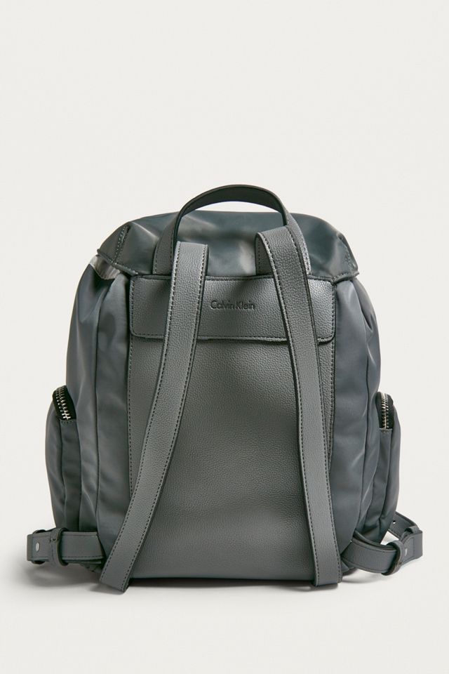 Calvin Klein Edith Grey Nylon Backpack #4