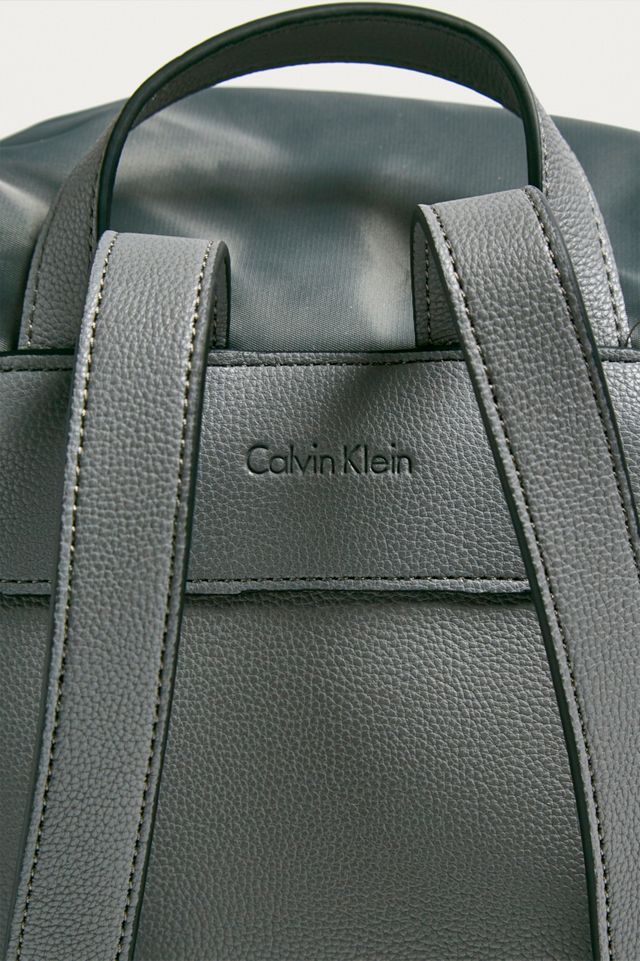 Calvin Klein Edith Grey Nylon Backpack #5