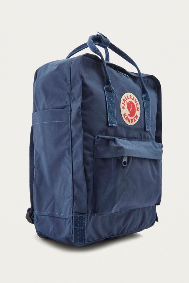 Fjallraven Kanken Royal Blue Pinstripe Backpack Urban Outfitters UK