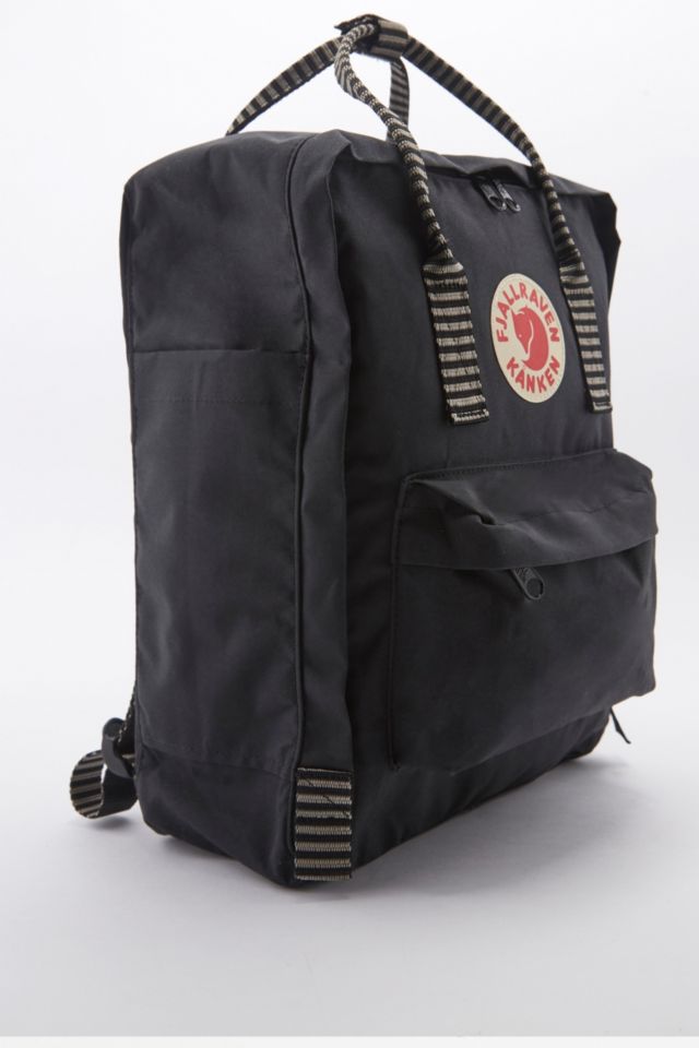 Fjallraven kanken black striped sales