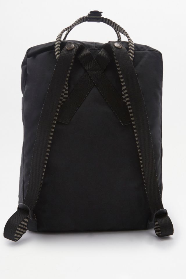 Fjallraven kanken cheap backpack black striped