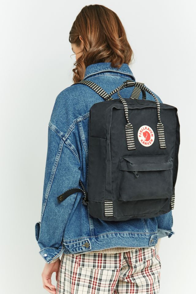 Fjallraven Black Stripe Handle Backpack | Urban Outfitters UK