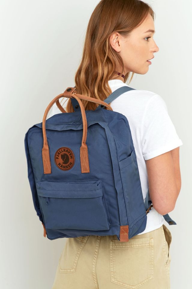zien Tutor het internet Fjallraven Kanken No. 2 Blue Ridge Leather Backpack | Urban Outfitters UK