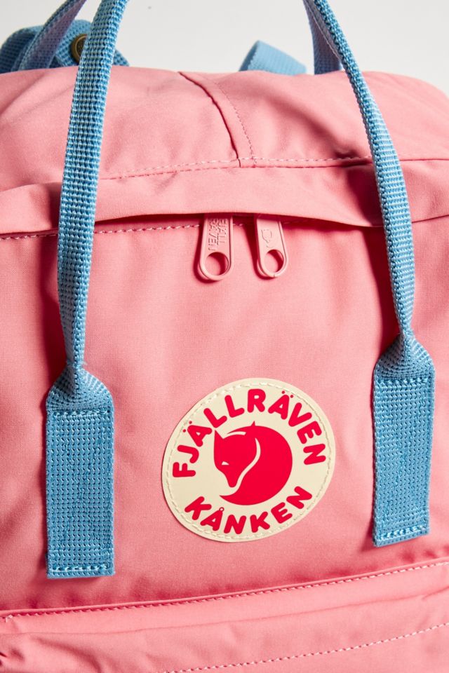 Fjallraven Kanken Sac dos rose et bleu