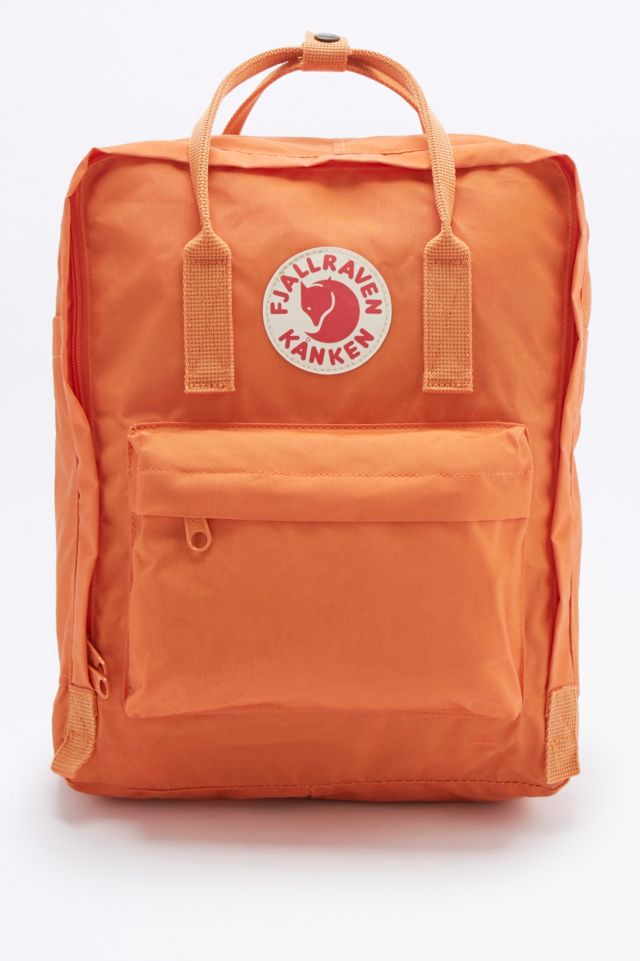 Fjallraven kanken store orange backpack