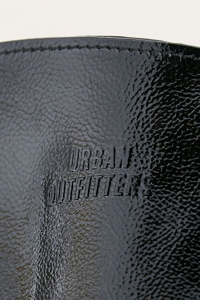 Urban Outfitters Black Patent Tote Bag #5