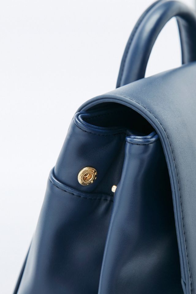 Minimal Navy Backpack  #3