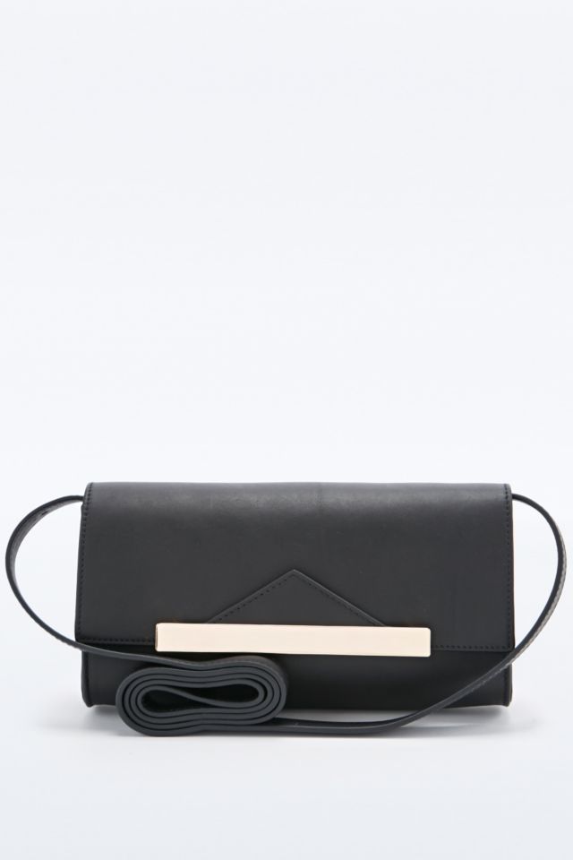 Bing Bang X UO Leather Cross-Body Bag in Black | Urban Outfitters UK