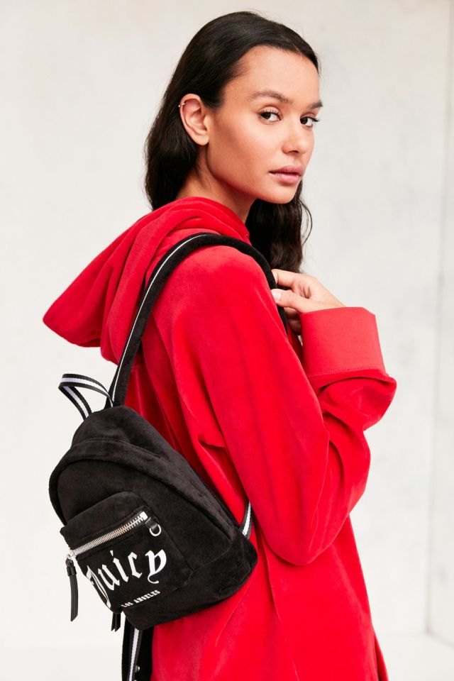 Juicy couture velvet mini backpack hot sale