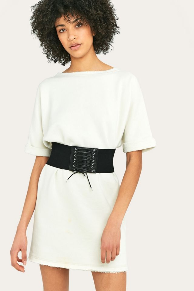 Black Elastic Corset Belt #1