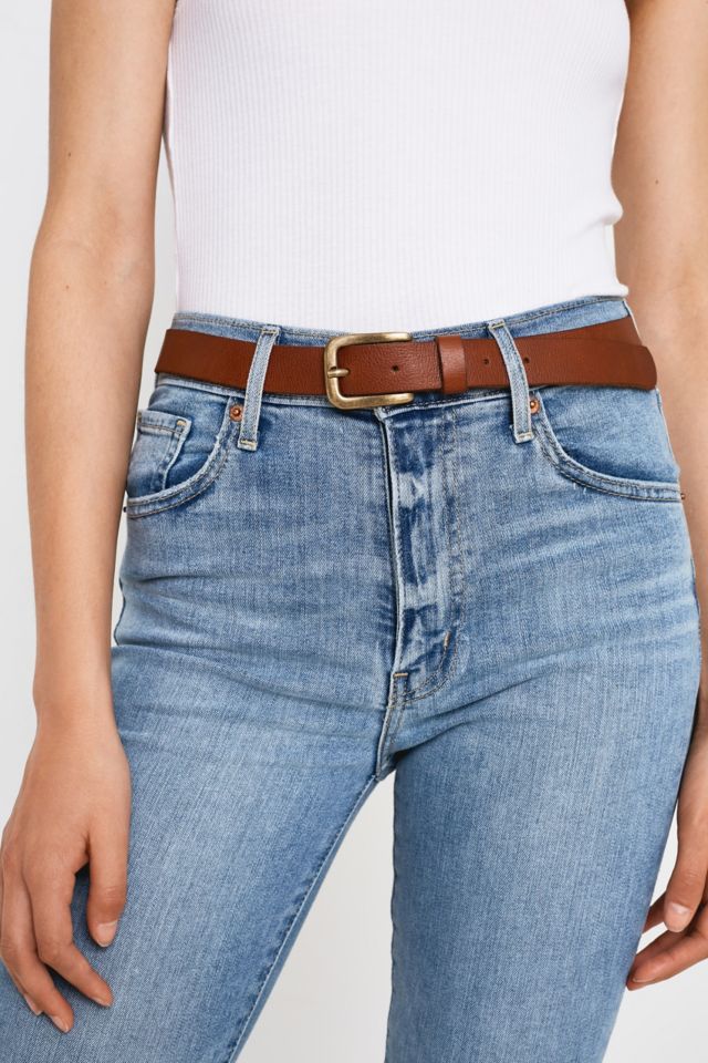 Boyfriend Leather Belt | Urban Outfitters UK