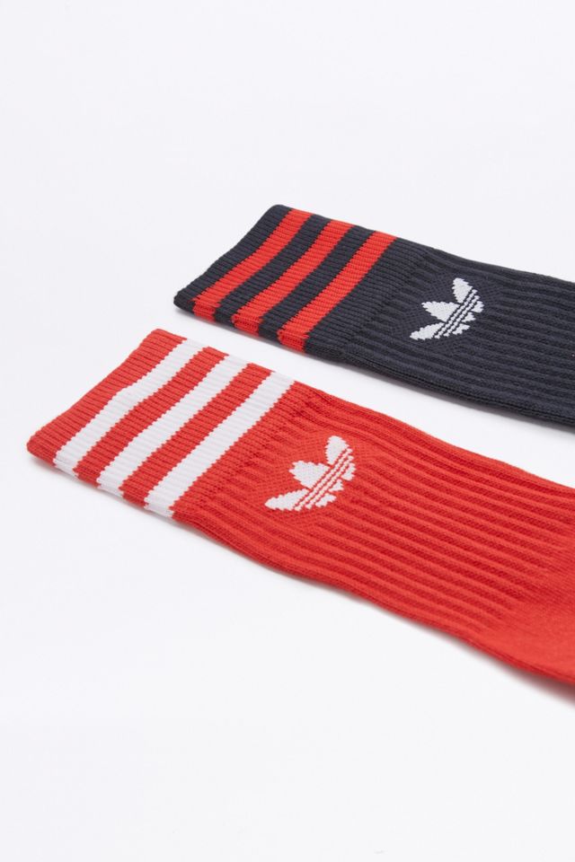 adidas Red and Black Trefoil Socks Pack #1
