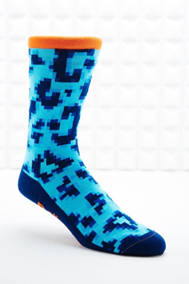 Vrijlating Ru Pool Bjorn Borg Pixel Leopard Socks in Blue | Urban Outfitters UK