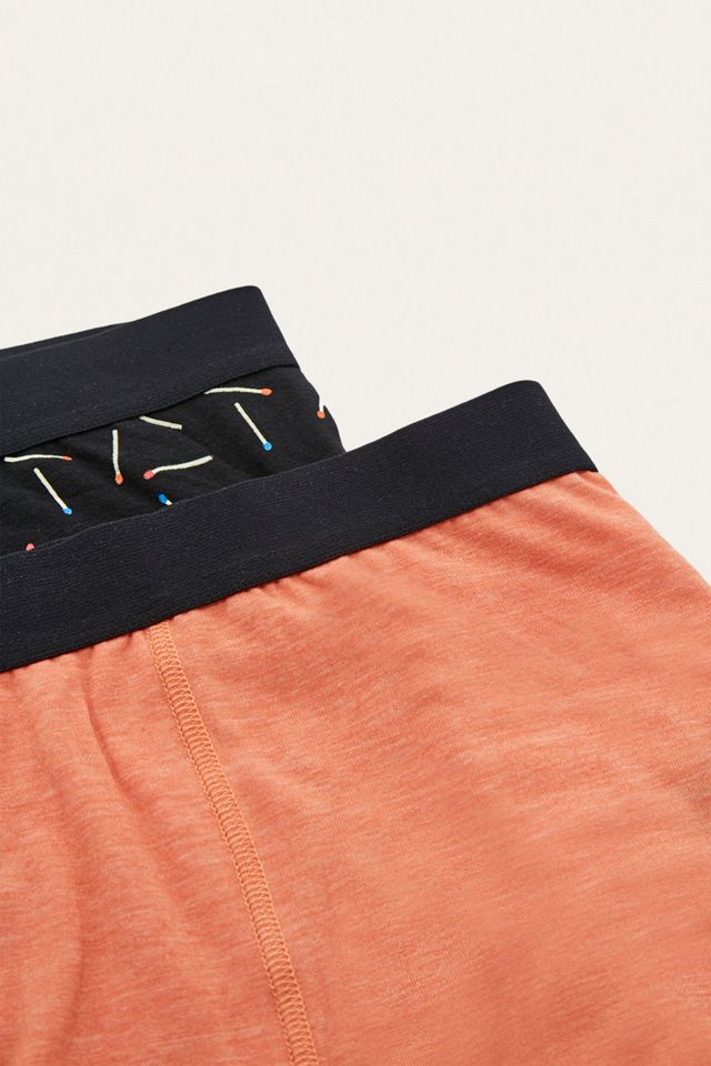 UO Matchstick Black Boxer Trunks 2-Pack | Urban Outfitters UK