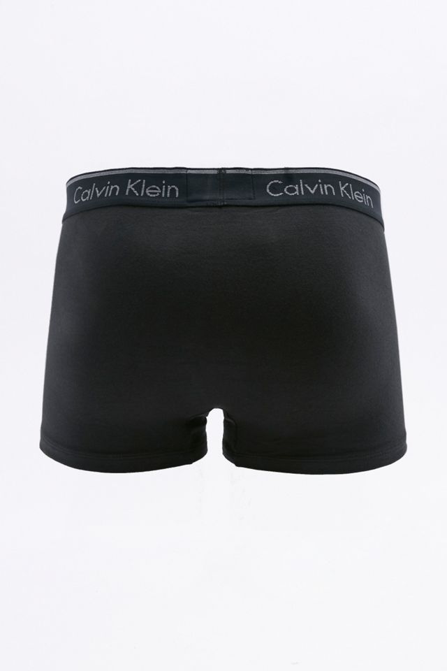 Calvin Klein - Lot de boxers à rayures noires et rouges #1