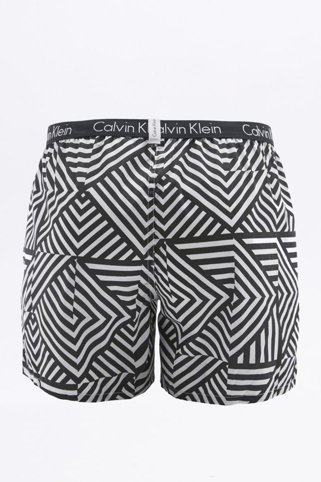 Calvin Klein Reflective Line Woven Boxers | Urban Outfitters UK