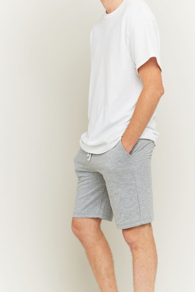 Freizeitshorts aus Jersey in Grau meliert #1
